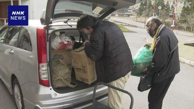 富山市内に2次避難の住民 地元石川 珠洲の仮設住宅へ出発