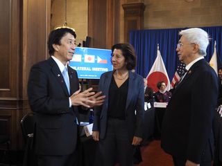 重要鉱物の供給網強化＝日米比、連携拡大を議論―閣僚会合