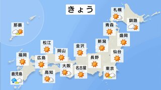 全国的に晴れてお花見日和　あすの東京は25℃予想　夏日続出で熱中症に注意