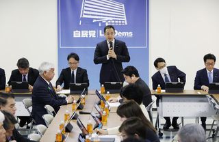 規正法改正、独自案まとめず＝自民検討―異例対応、来週にも与党協議