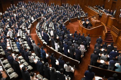 海江田衆院副議長、「散会」を「解散」と言い間違え　議場ざわつく