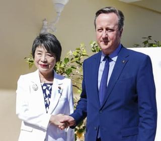 日英外相、中東情勢で連携　安保協力の進展歓迎