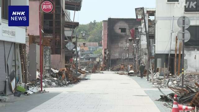 石川 輪島「朝市通り」復興へ 商店街の若手経営者が初の検討会