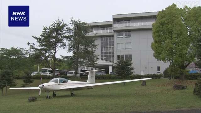 日本航空石川 東京で3週間遅れ始業式 知事“来年 元の校舎に”