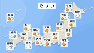 【こどもの日】全国的に晴れて行楽日和に　関東・東北等では真夏日のところも