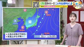 【あす5/8(水) 広島天気】“寒の戻り”北風冷たく寒い＆あちこちにわか雨に　この先の気温変化は大きく来週はかなりの高温か　気象庁は「高温に関する早期天候情報」発表