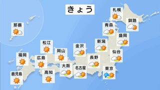 関東は雨残るも西からは天気回復　週末は30℃以上の真夏日の所も