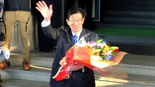 【動画】リニア、環境保全を強調　川勝知事が退任　静岡