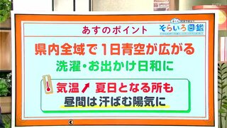 高知の天気　10日は1日青空が広がる　朝はひんやり昼間は汗ばむ陽気に　東杜和気象予報士が解説