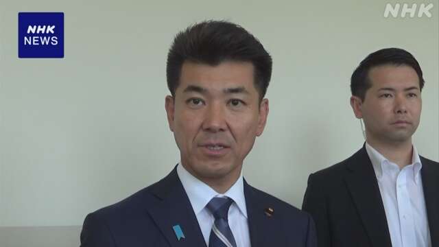 政治資金規正法改正 立民 泉代表 自民に野党案のむよう求める