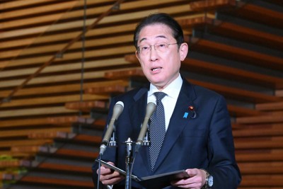 岸田首相、総裁選で「交代した方がいい」72％　毎日新聞世論調査