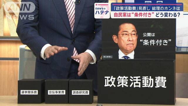 「政策活動費」見直しの自民案は“ブラックボックス”のまま？　岸田総理の本音は