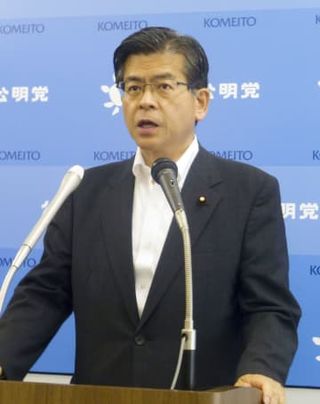 公明党幹事長「主張は継続」　政治資金規正法改正案の修正協議