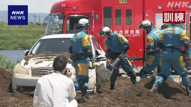 4人死亡「福井豪雨」から7月で20年 川の氾濫想定し大規模訓練