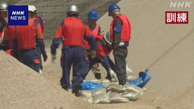 梅雨入り前に大規模防災訓練 大雨で氾濫の対応確認 鳥取 米子