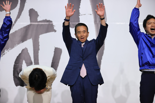 静岡知事選、野党推薦の新顔が勝利　自民は4月の3補選に続き敗北