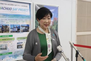 小池百合子都知事、蓮舫氏の出馬「報道以上の詳細は知らない」　自身は「何も決まってない」、表明を受け取材対応