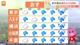 【5月28日 関東の天気】28日夜は滝のような雨に