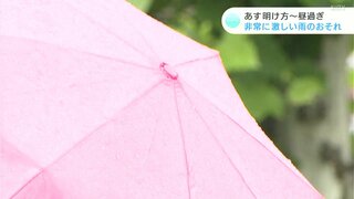 28日明け方から昼過ぎにかけ　雷を伴う非常に激しい雨のおそれ　低い土地の浸水や土砂災害などに注意