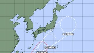 【台風情報最新・28日午前4時40分更新】強い「台風1号」今後の台風進路はどうなる？31日（金）～1日（土）に関東地方の南部を通過か【主要エリア今後16日間予報・画像付き】