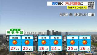 天気予報（5/29昼）青空続く 汗ばむ陽気に