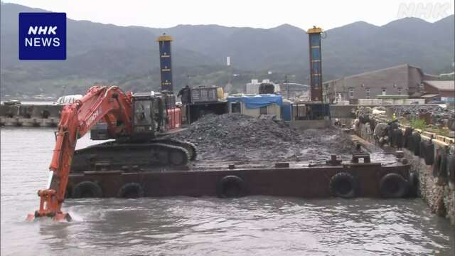 石川 輪島港 隆起した海底 掘削工事へ 漁船が別の港に移動