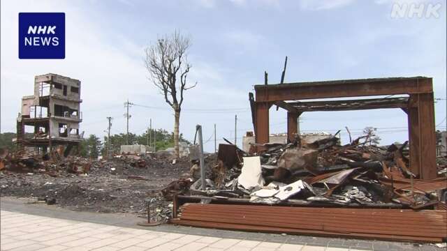 石川 輪島 朝市通り 建物滅失登記完了 環境省が解体撤去を加速