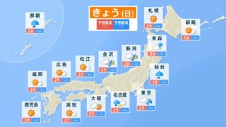 東日本と北日本では3日にかけて“大気の状態が不安定”　落雷や突風、局地的な激しい雨に注意を　東京・名古屋・仙台などピンポイント天気は？【2日午前6時現在 最新情報】