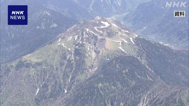 北アルプス 焼岳で火山性地震増 “登山では安全対策を”気象庁