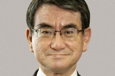 河野氏、再エネ会議廃止を表明　内閣府資料に中国ロゴ問題で