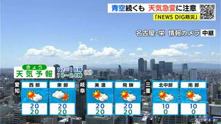 天気予報（6/4昼）晴れて汗ばむ陽気に　青空続くも 天気急変に注意