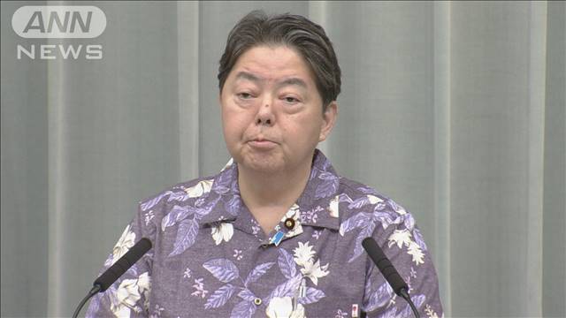 基本的人権など「中国でも保障を」林官房長官