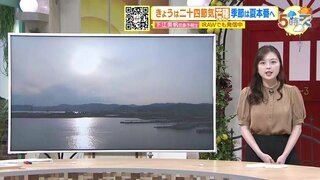 【あす6/６(水) 広島天気】一日雲が優勢の天気　日中は日差し届く時間も　大気の状態やや不安定