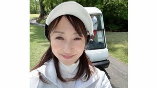 【元グラビアアイドル】かとうれいこさん　白のゴルフウェア姿に反響「紫外線対策バッチリ」