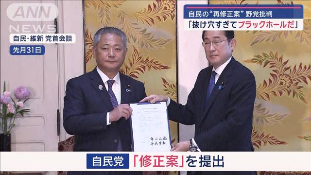 自民の再修正案　衆院特別委で可決　自民ゴタゴタ？　党内からあきれ声