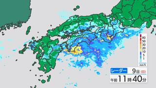 【速報】四国地方が梅雨入り　平年より4日遅く　局地的に雷を伴った非常に激しい雨のおそれ