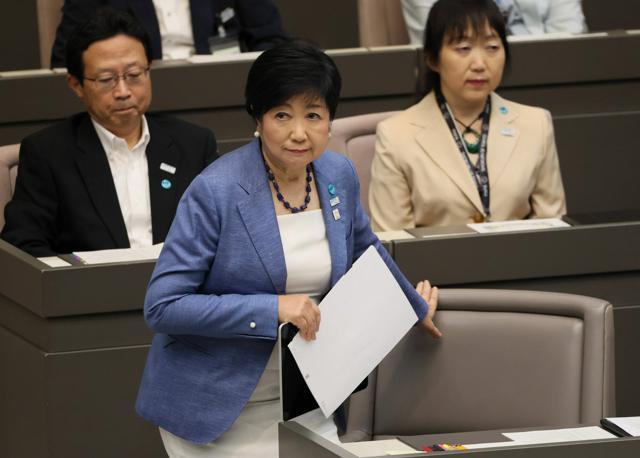 小池百合子氏が3選へ立候補表明　東京都知事選　与野党対決の構図か