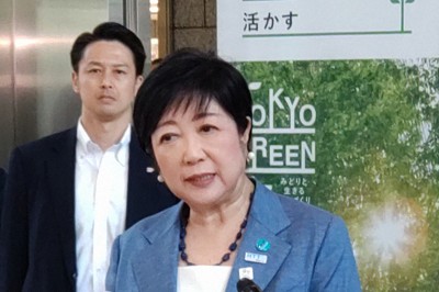 小池百合子・東京都知事が3選出馬正式表明　事実上の与野党対決に