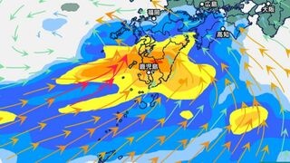 九州大雨…奄美あすにかけ大雨　九州は土曜ピークで九州北部も梅雨入りか　雨シミュレーション12日（水）～16日（日）…九州・沖縄16日間天気予報