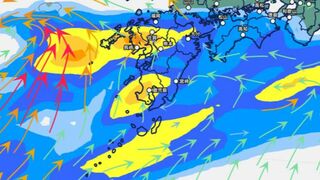 九州大雨おそれ　15日（土）は雨予想　来週は梅雨前線停滞18日（火）ごろ大雨で九州北部梅雨入りか　雨シミュレーションあす～18日（火）