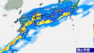 【大雨情報】九州と四国　線状降水帯発生おそれ…近畿、東海、関東も災害級の大雨か　雨シミュレーション17日夜～18日（1時間ごと）