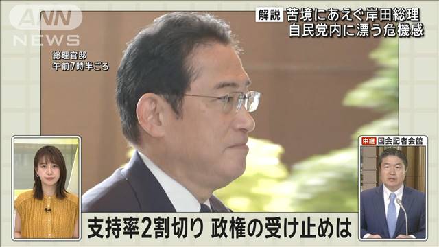 “自民党内に漂う危機感”支持率2割切り政権の受け止めは…政治部記者が解説