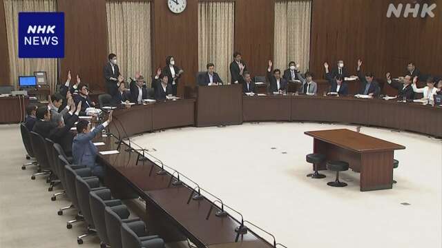 特例を盛り込んだ地方自治法の改正案 参院総務委で可決