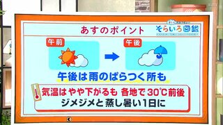 高知の天気　20日は天気が下り坂に　午後は雨具があると安心　東杜和気象予報士が解説