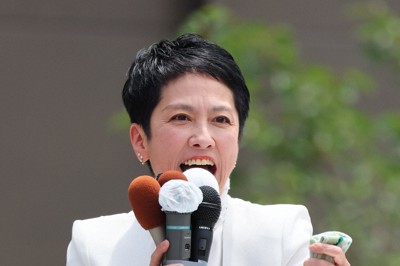 蓮舫氏「格差が広がる東京を私が変えたい」　都知事選・第一声