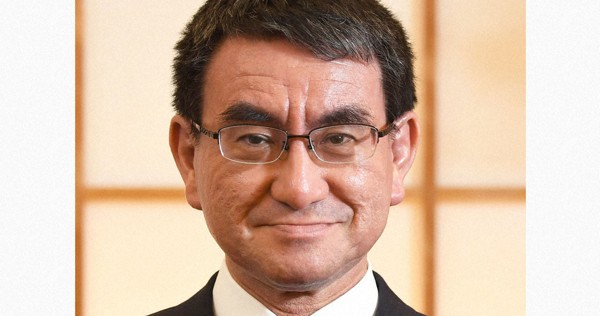 河野太郎氏、自民総裁選出馬に意欲　麻生太郎氏に伝達