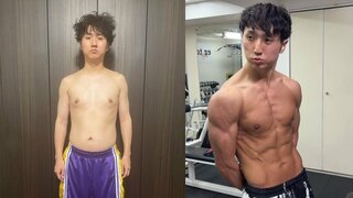 【筋肉】コロチキ・西野創人さん 10か月の激変にフォロワー感嘆「#100日後にフィジークの大会で優勝する」