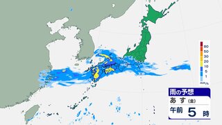 29日にかけ雷伴う激しい雨【雨の動きシミュレーション】梅雨前線は東日本へ進み前線上の低気圧が日本海に　富山