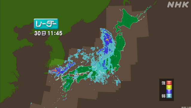 北日本 7月1日にかけて 西・東日本 2日にかけて大雨のおそれ