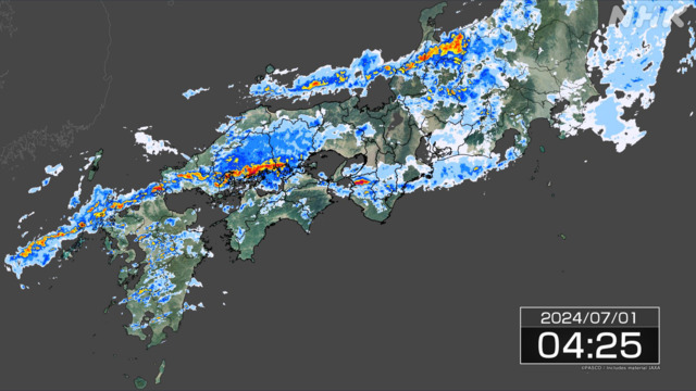 中国 北陸などで雨強まる 土砂災害や川の氾濫に厳重警戒を